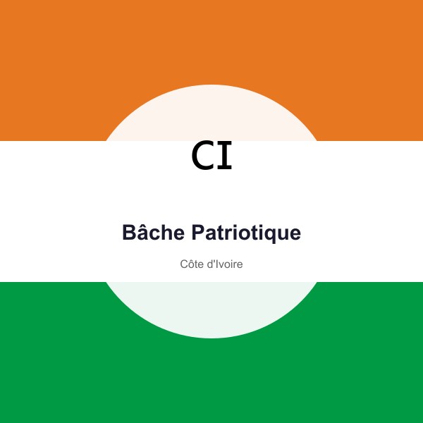 Bâche patriotique