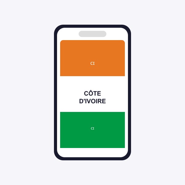 Coque téléphone CI